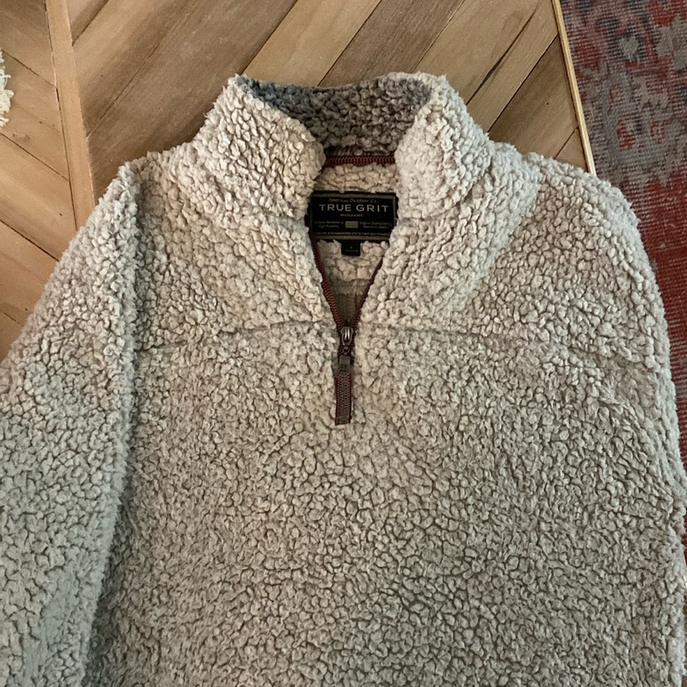 True Grit The Original Frosty Tipped Pullover Jacket Size Small